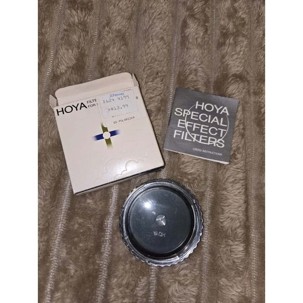 Hoya 55 mm PL Screw-In Filter (Japan) w/ Box & Case